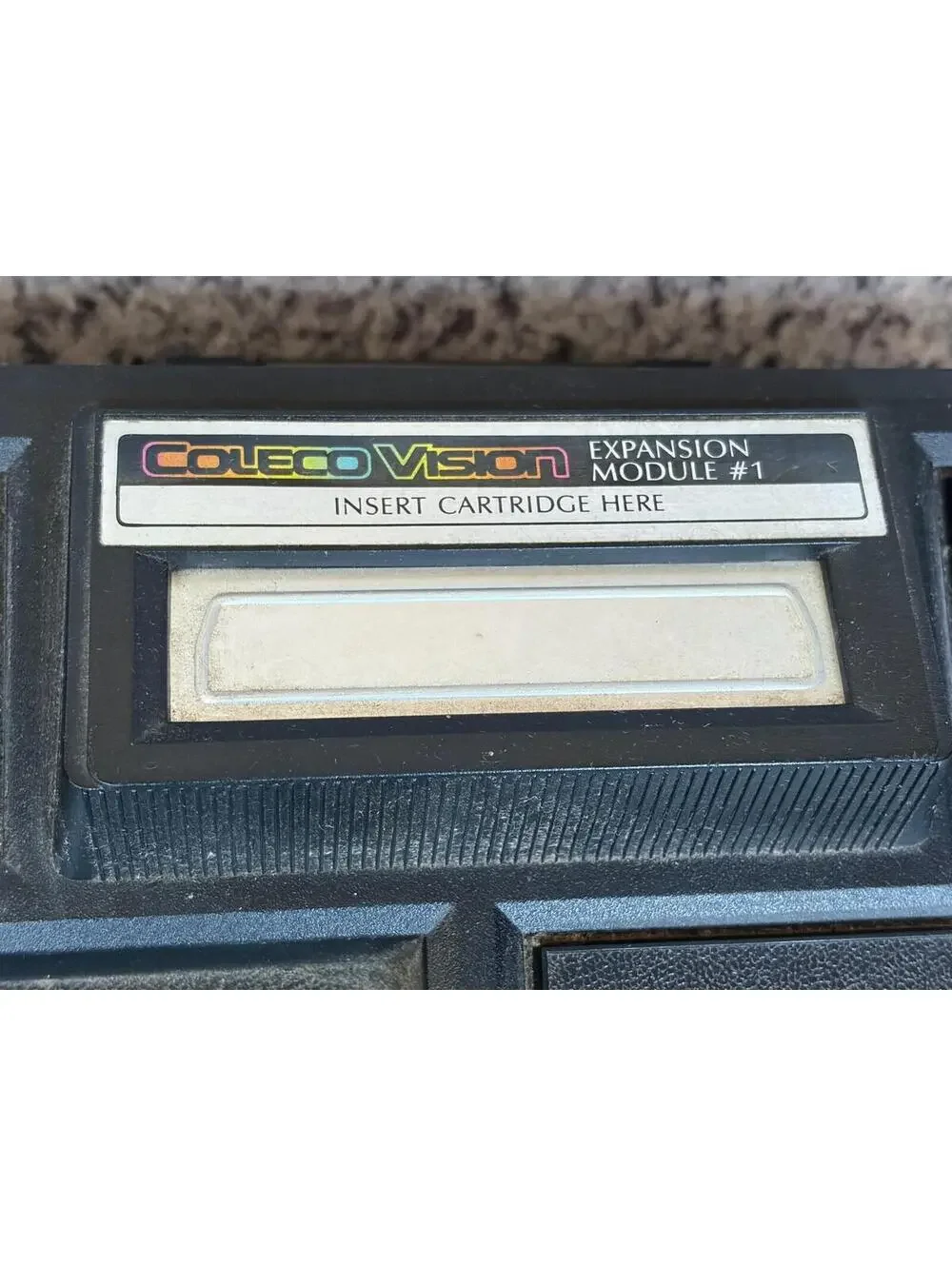 ColecoVision Expansion Module #1 Atari 2600 Adapter Untested Console Add-On